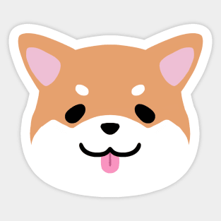 Simple Shiba Sticker